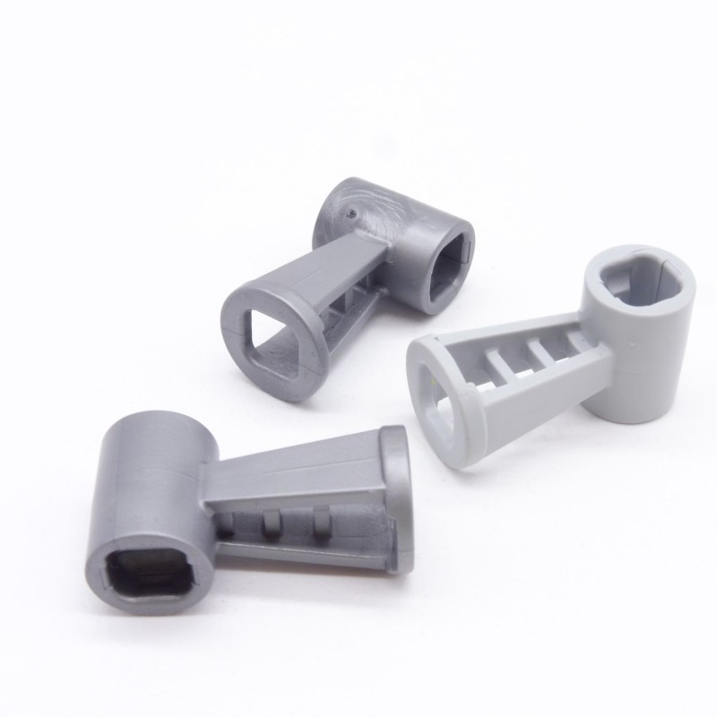 Playmobil 36902 Set of 3 System X Gray Tee Connectors