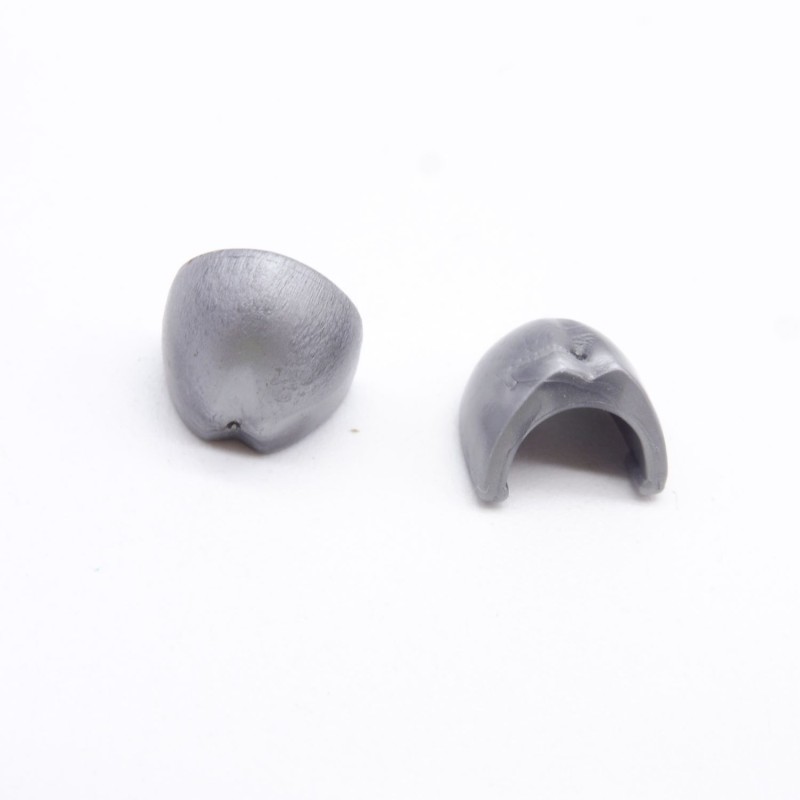 Playmobil 37002 Set of 2 Silver Gray Shoulder Covers