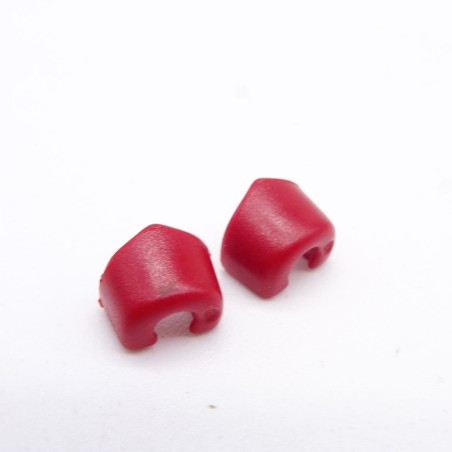 Playmobil 37012 Pair of Dark Red Cuffs with Pointed Edge