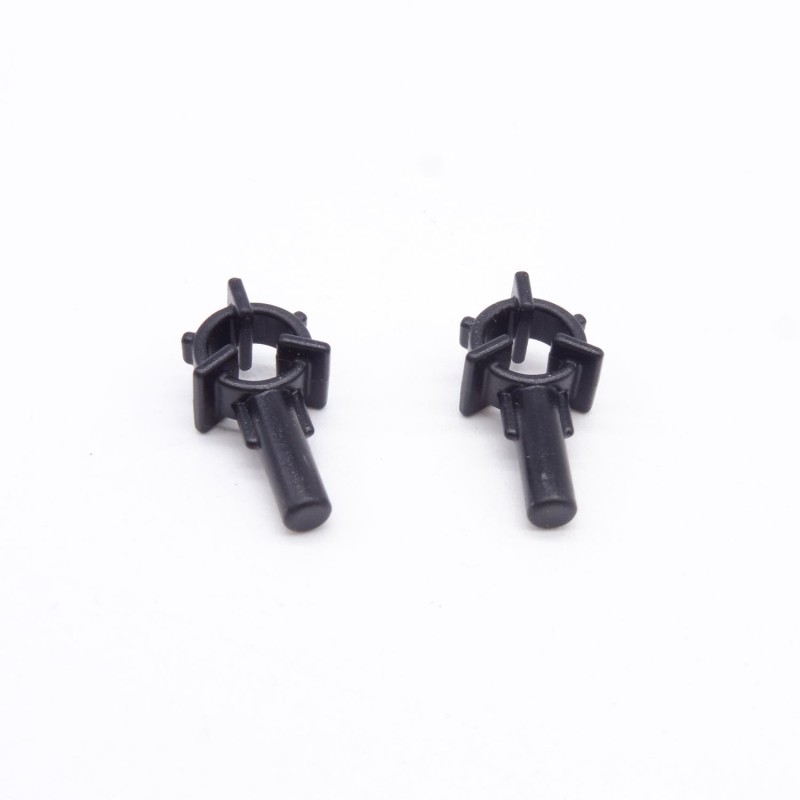 Playmobil 37020 Set of 2 Small Black Antennas 3081 3186 3282 3353 3886 4880