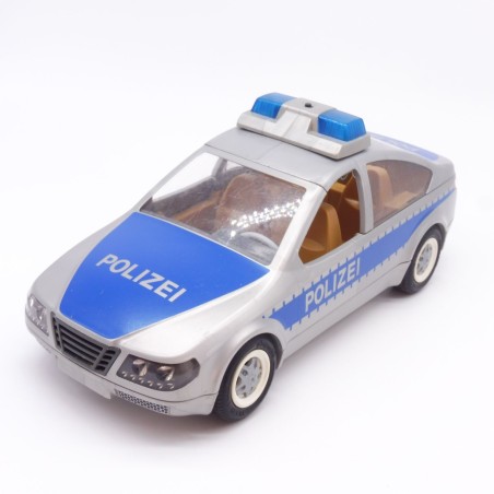 Playmobil 37067 Voiture de Police 5179 bon état un peu sale à l'intérieur Lumières ok