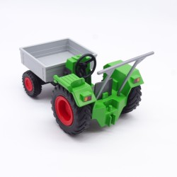 Playmobil Tracteur Vert et Gris 4497