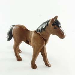 Playmobil 29341 Playmobil 2nd Generation Brown Horse with Black Mane White Muzzle