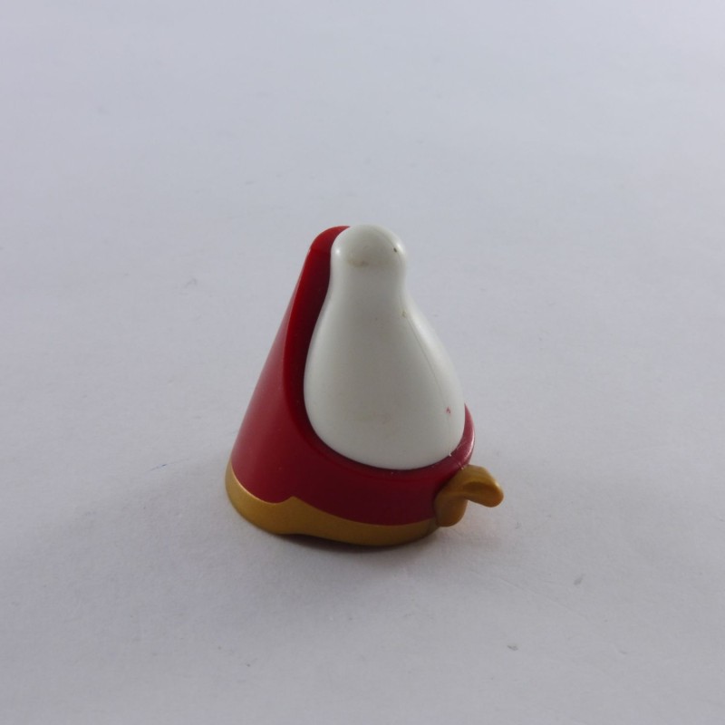 Playmobil 8542 Playmobil Chapeau Egyptien Blanc Rouge et Doré