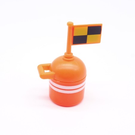 Playmobil 37108 Bouée Balise Orange avec Poids et Drapeau