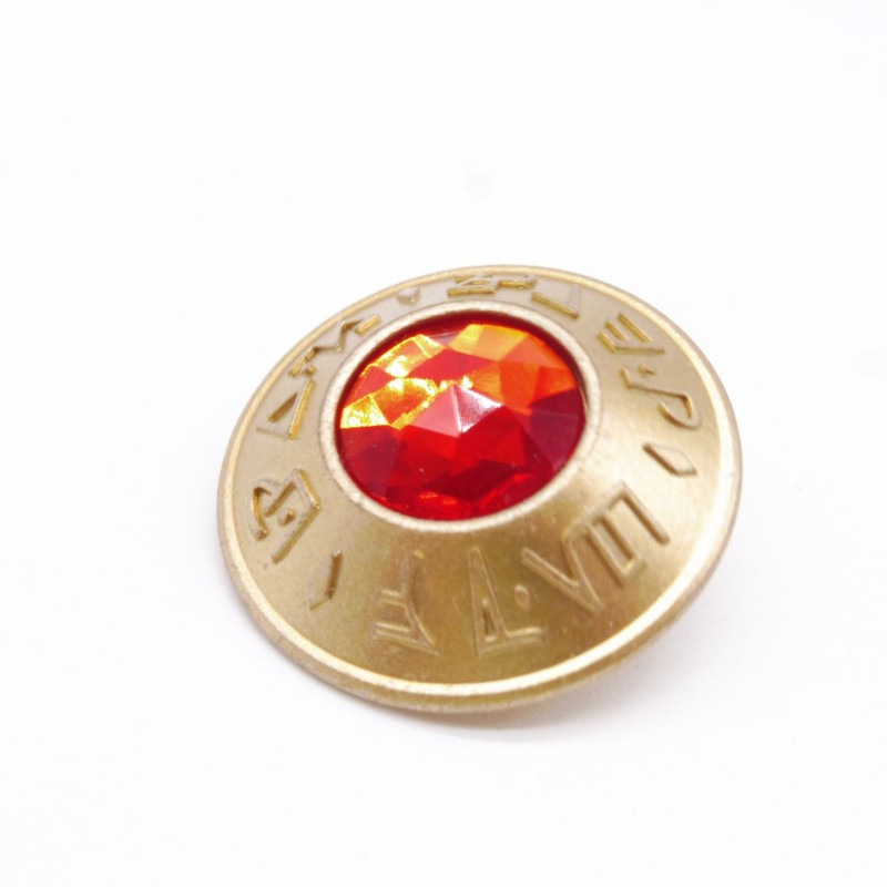 Playmobil 37156 Bouclier Rond Doré Diamant Rouge