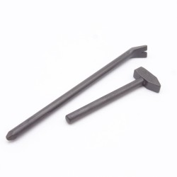 Playmobil 37187 Crowbar and Large Grey Hammer for Miners