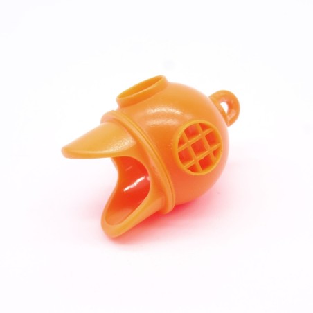 Playmobil 18064 Casque de Plongeur Scaphandre Orange Fluo