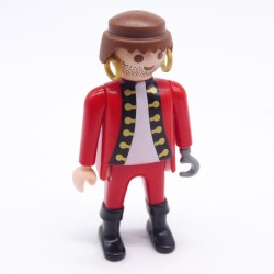 Playmobil 15305 Pirate Man Red White Black Hook and Earrings