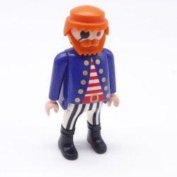 Playmobil 15443 Homme Pirate Bleu Blanc et Noir Gros Ventre