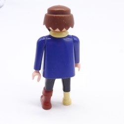 Playmobil Homme Pirate Bleu Noir et Rouge Jambe de Bois