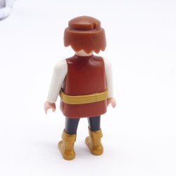 Playmobil Homme Viking Noir et Marron Bottes Dorées