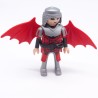 Playmobil 10398 Homme Chevalier Rouge Noir et Argent Ailes de Dragon