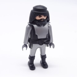 Playmobil 12140 Black and Silver Knight Man Black Belt