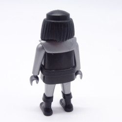 Playmobil Black and Silver Knight Man Black Belt