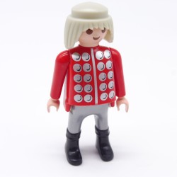 Playmobil 12358 Big Belly Red Knight Man Silver Circles