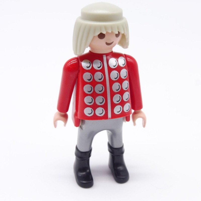 Playmobil 12358 Big Belly Red Knight Man Silver Circles