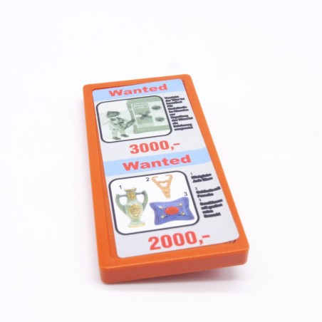 Playmobil 37344 Panneau Orange Avie de Recherche System X 4263 4264