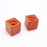 Playmobil 37554 Set of 2 Small Dark Orange Flower Pots System X