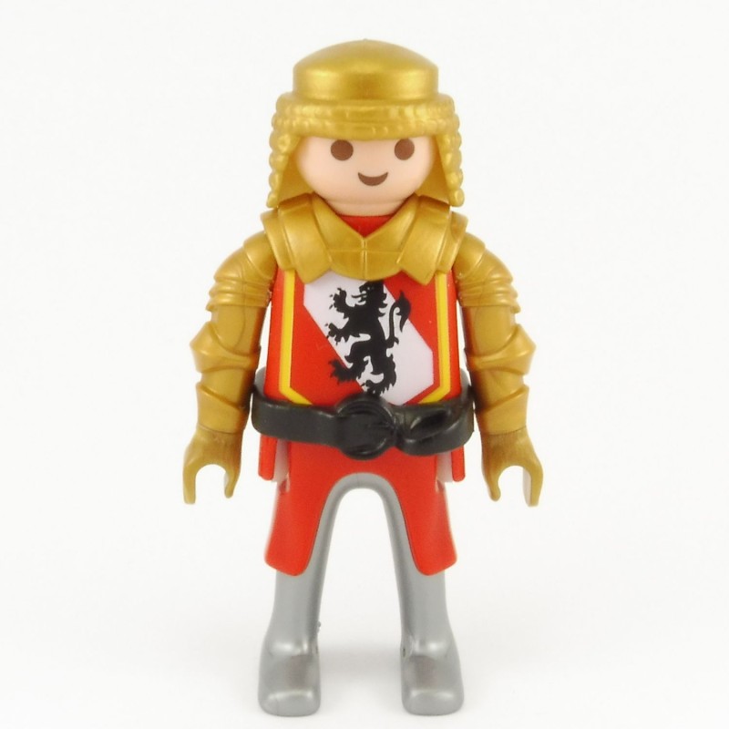 Playmobil 21808 Playmobil Male Lion Knight Black and Gold Armor