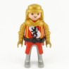 Playmobil 21808 Playmobil Homme Chevalier du Lion Noir Armure Dorée et Rouge