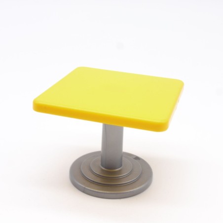 Playmobil Table Carrée Jaune 