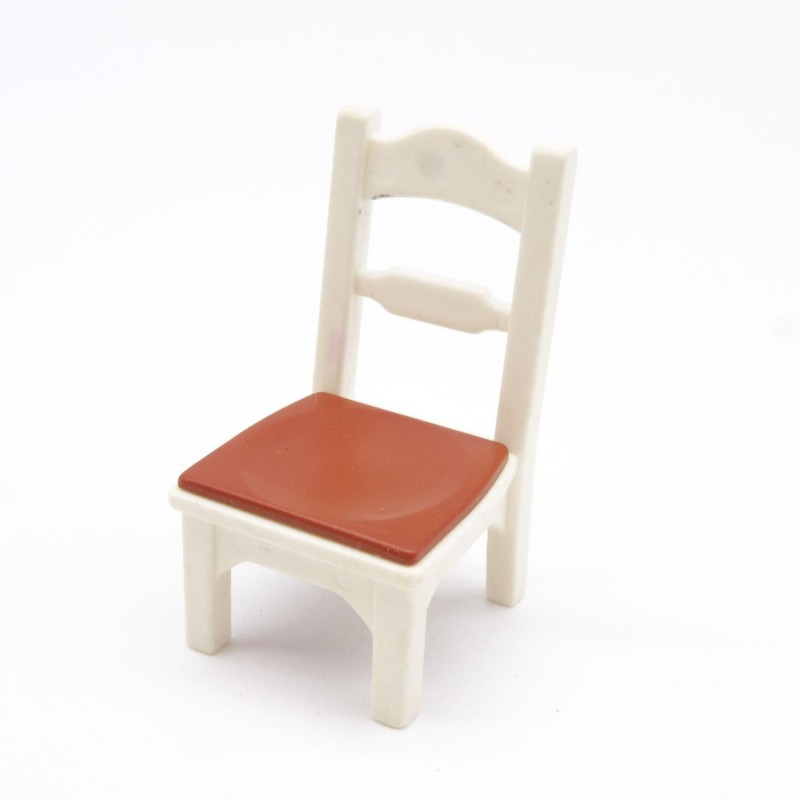 Playmobil Chaise Blanche et Marron 3725 