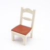 Playmobil Chaise Blanche et Marron 3725 