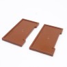 Playmobil Lot de 2 Fonds de Meuble Marron 