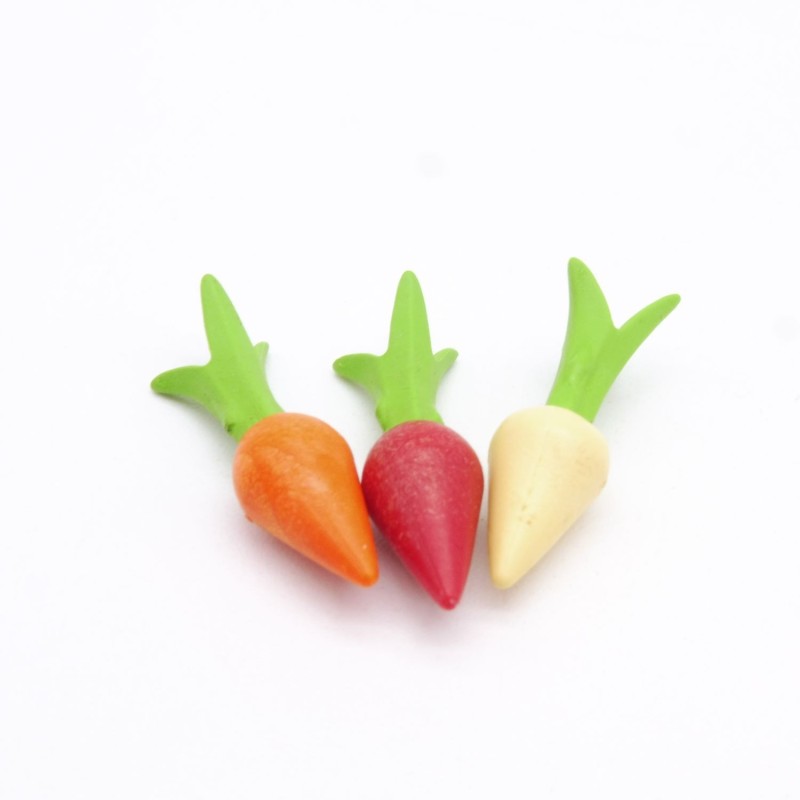 Playmobil 37901 Lot de 3 Légumes Navets Carottes