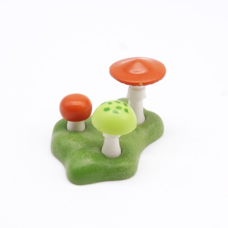 Playmobil 38039 Plaque d'herbe avec Champignons