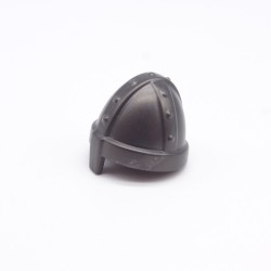 Playmobil 38209 Casque de Chevalier Garde Médiéval Gris Foncé