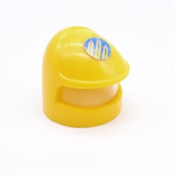 Playmobil 38215 Casque Jaune avec Carreau Espace Vintage 3320 3535 3536 3537 3558 3559