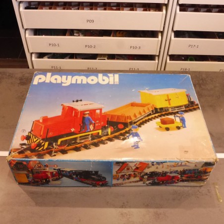 Playmobil 38235 Boite Vide Train 4025 très abimée