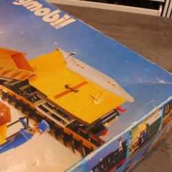 Playmobil Empty Train Box 4025 very damaged 