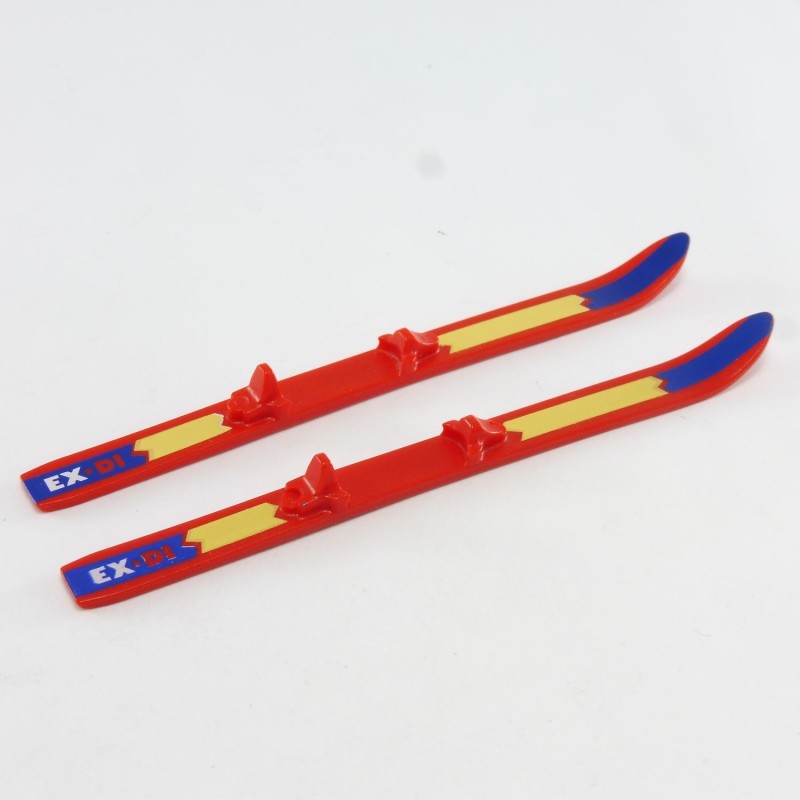 Playmobil 30253 Paire de Ski Adultes Rouge EX DI