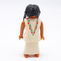 Playmobil 38506 Femme Indienne Robe Blanche avec Nattes