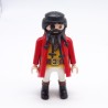 Playmobil 38509 Homme Pirate Jaune et Blanc avec Manteau Rouge Barbe Tentacule