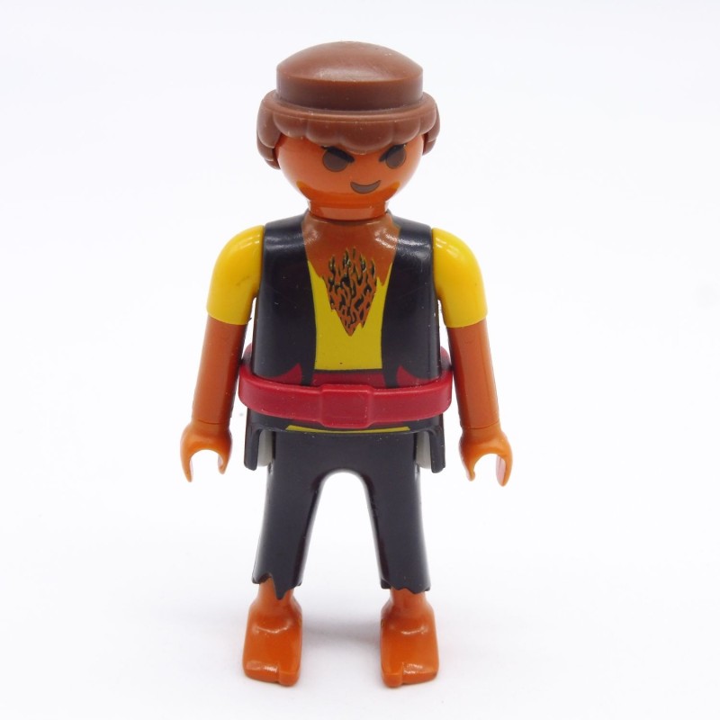 Playmobil 38518 Homme Pirate Hispanique Noir et Jaune Ceinture Rouge