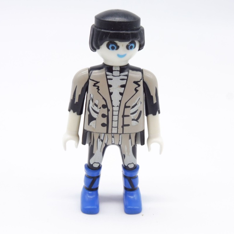 Playmobil 38521 Homme Pirate Fantome Gris et Noir Bottes bleues