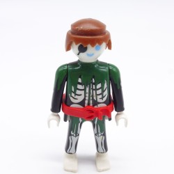 Playmobil 38522 Homme Pirate Fantome Vert et Noir Ceinture Rouge