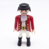 Playmobil 38528 Homme Officier Rouge et blanc Gros Ventre Bottes Noires un peu usé