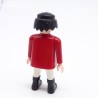 Playmobil 38528 Homme Officier Rouge et blanc Gros Ventre Bottes Noires un peu usé