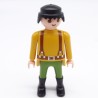 Playmobil 38533 Homme Cowboy Jaune Moutarde et Vert Bretelles Marrons