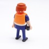 Playmobil 38546 Homme Garde Côte Bleu gilet Orange 4448