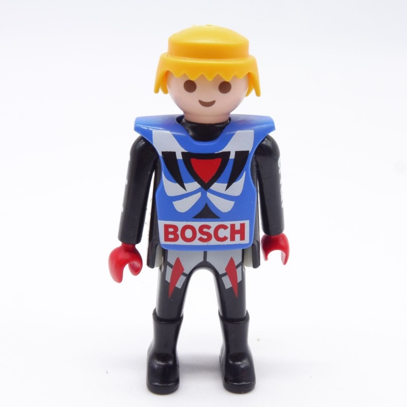 Playmobil 38556 Homme Pilote Noir Rouge Plastron Bleu BOSCH