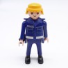 Playmobil 38564 Homme Policier Bleu Col Bleu Holster