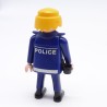 Playmobil 38564 Homme Policier Bleu Col Bleu Holster