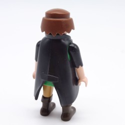 Playmobil 1108 Homme Cowboy Marron et Vert Manteau Noir