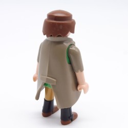 Playmobil 1193 Homme Cowboy Marron et Vert Manteau Gris